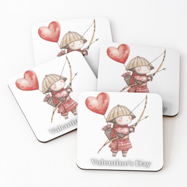 Item preview, Valentine's Day - Little Japanese warrior. designed and sold by AndrewYoko.