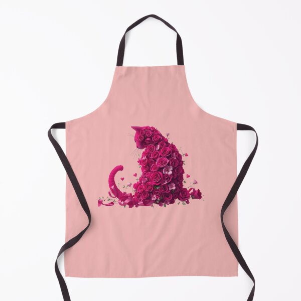 Item preview, Floral Cat Elegance – Romantic Rose Cat Design | Aesthetic & Unique Art designed and sold by DigitalTouchArt Store.