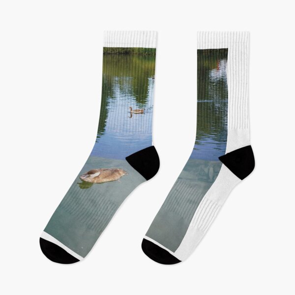 Item preview, Peaceful Ducks on a Reflective Lake – Nature Photography designed and sold by World-Shop25.
