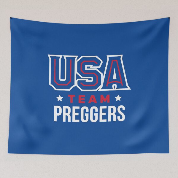 Item preview, USA Team Preggers - Fourth of July Pregnant designed and sold by yelly123.