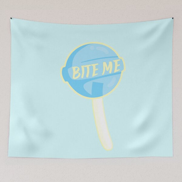 Item preview, Bite Me - Blue Lollipop designed and sold by RedFirecracker.