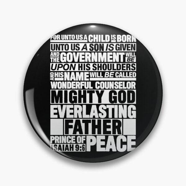 Item preview, Isaiah 9:6 Prince of Peace designed and sold by plushism.