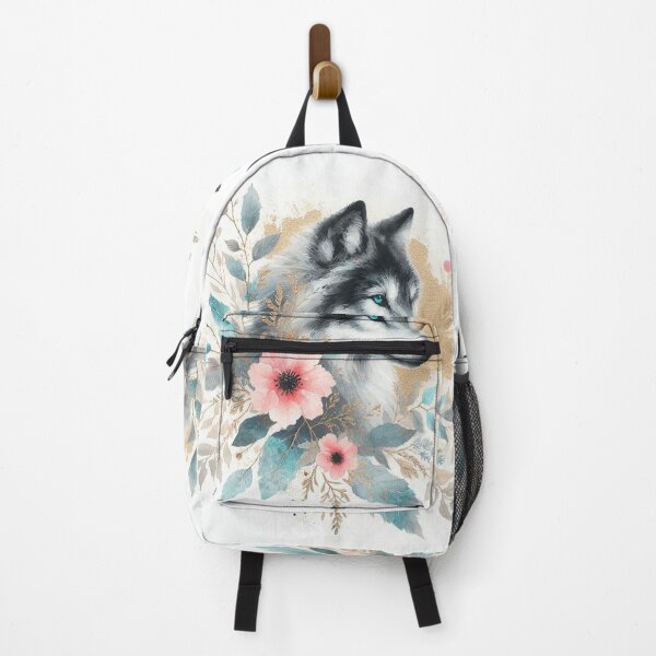 Item preview, Floral Wolf Serenity designed and sold by zzz888.