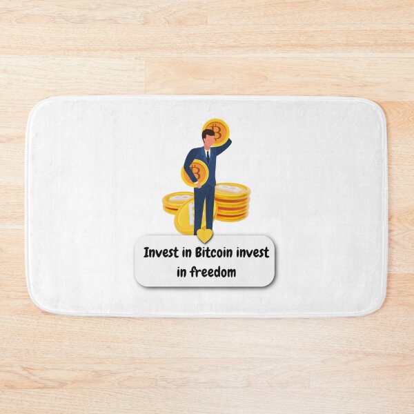 Item preview, Invest in Bitcoin, invest in freedom designed and sold by Never Stop Trading.