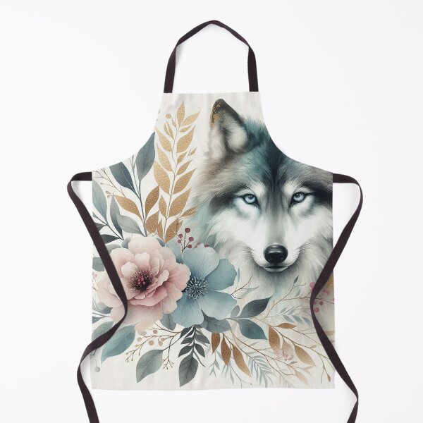Item preview, Floral Guardian Wolf designed and sold by zzz888.