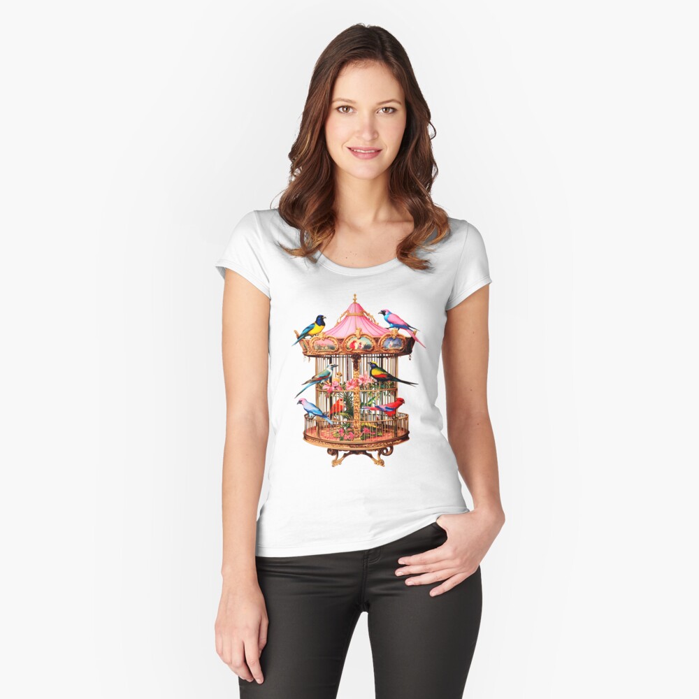Item preview, Fitted Scoop T-Shirt designed and sold by dinaaaaaah.
