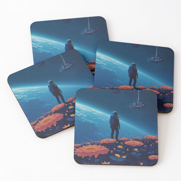 Item preview, Space and Flowers: Cosmic Nature designed and sold by artiviohub.