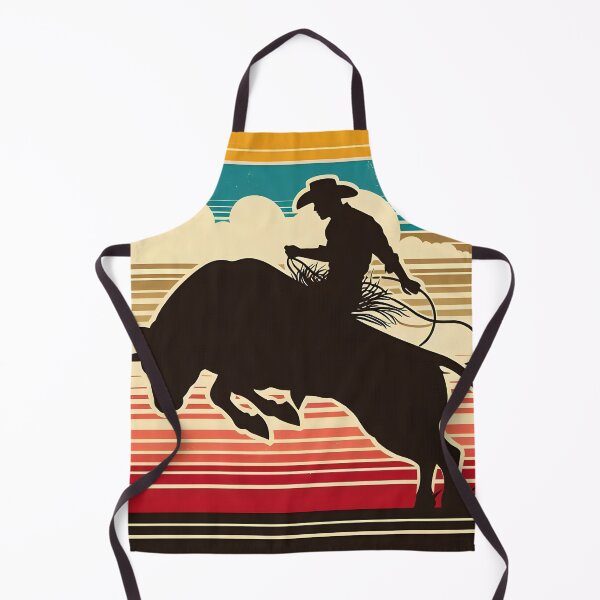 Item preview, Retro Rodeo Cowboy Rides the Wild Bull designed and sold by inkNext.