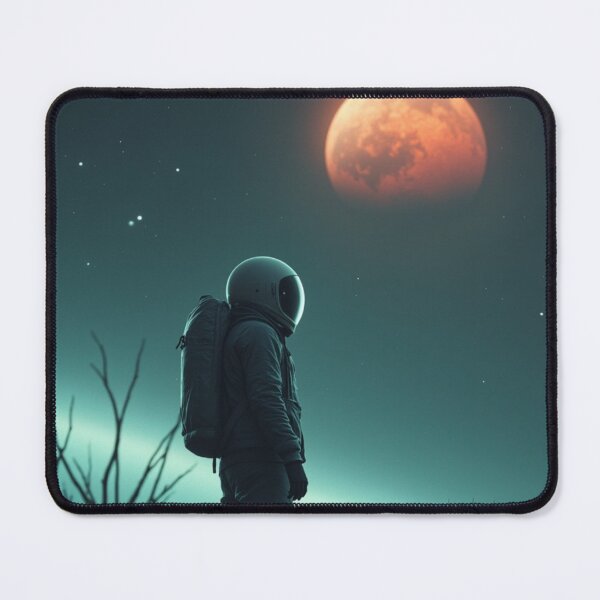 Item preview, Red Moon and the Astronaut designed and sold by artiviohub.