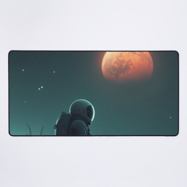 Item preview, Red Moon and the Astronaut designed and sold by artiviohub.