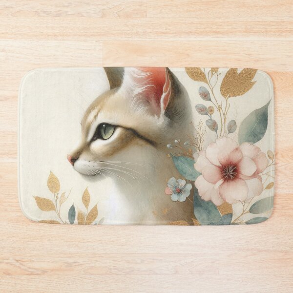 Item preview, Whispers of the Floral Feline designed and sold by zzz888.