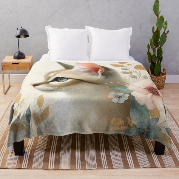 Item preview, Whispers of the Floral Feline designed and sold by zzz888.