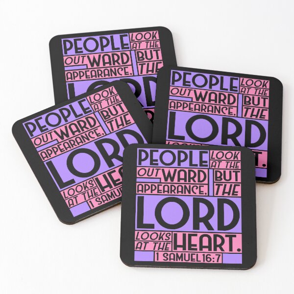 Item preview, 1 Samuel 16:7 But The LORD Looks At The Heart designed and sold by plushism.