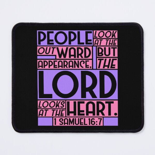 Item preview, 1 Samuel 16:7 But The LORD Looks At The Heart designed and sold by plushism.