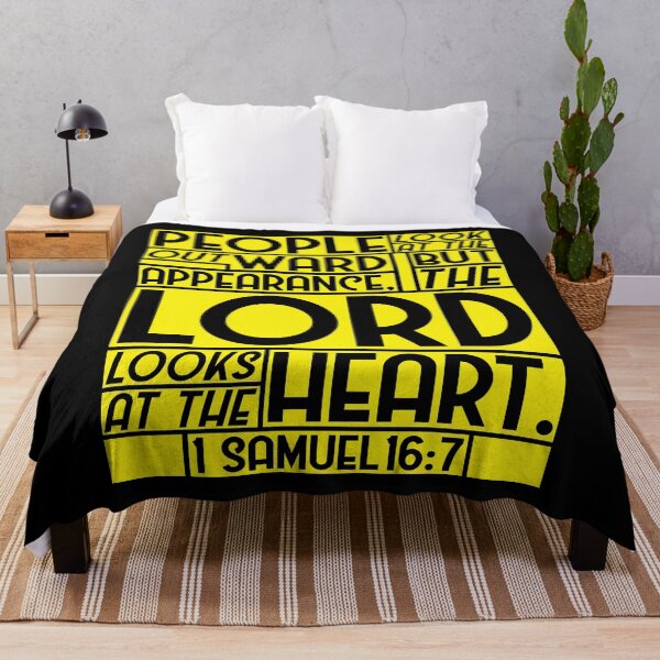 Item preview, 1 Samuel 16:7 But The LORD Looks At The Heart designed and sold by plushism.