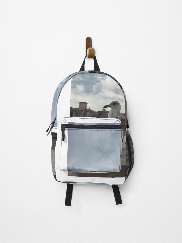 Thumbnail 1 of 3, Backpack, Seagull's View Over Rome designed and sold by World-Shop25.