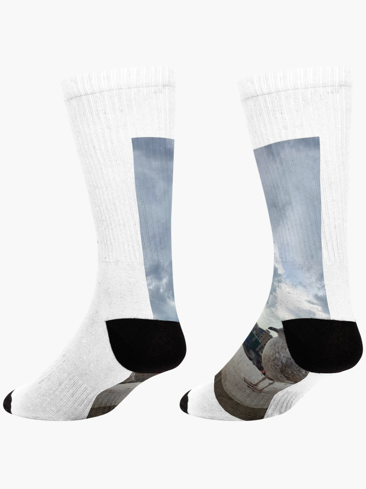 Thumbnail 4 of 5, Socks, Seagull's View Over Rome designed and sold by World-Shop25.