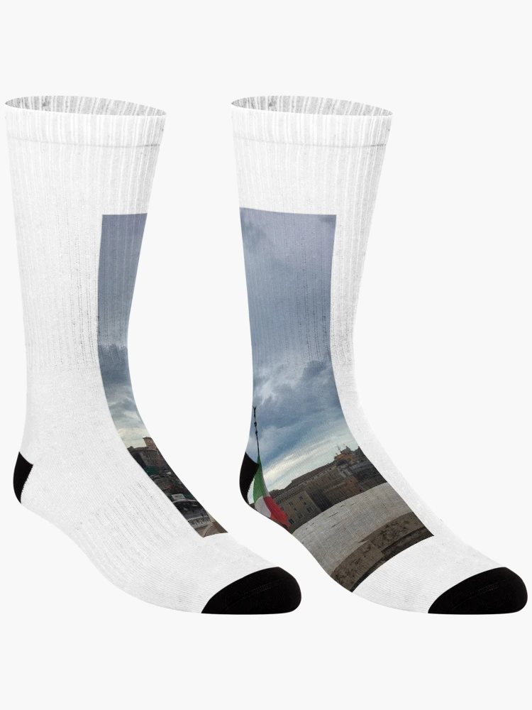 Thumbnail 3 of 5, Socks, Seagull's View Over Rome designed and sold by World-Shop25.