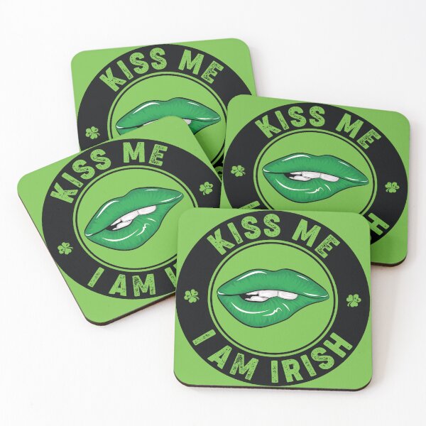 Item preview, Kiss Me I Am Irish, St. Paddy’s Day Y’all, Green, Irish, St. Patrick’s Day Emblem, New York, Chicago, US, 5th Avenue, Boston designed and sold by UPPrints.