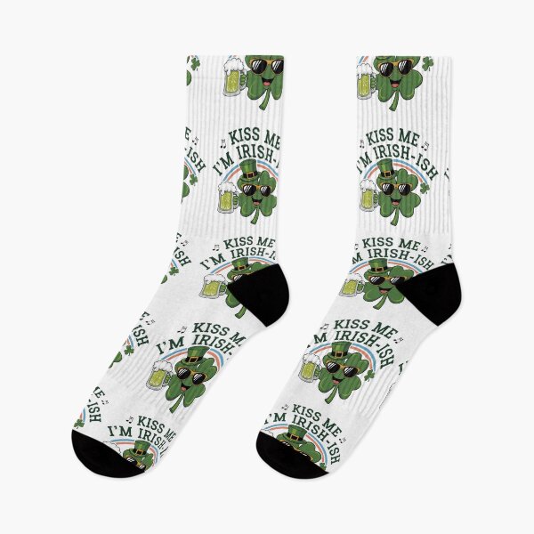 Item preview,  Irish St Patricks day Ireland - "Kiss Me I'm Irish-ish' St. Patrick's Day " designed and sold by stickercuffs.