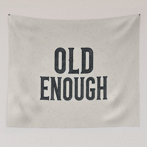 Item preview, Old Enough designed and sold by IskandarDesigns.