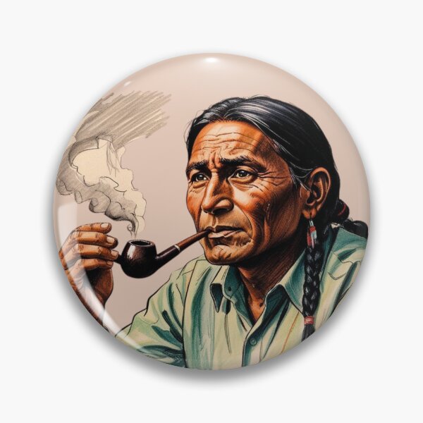 Item preview, Pipe Smoke Therapy Dad Indian designed and sold by Design_Your_Day.