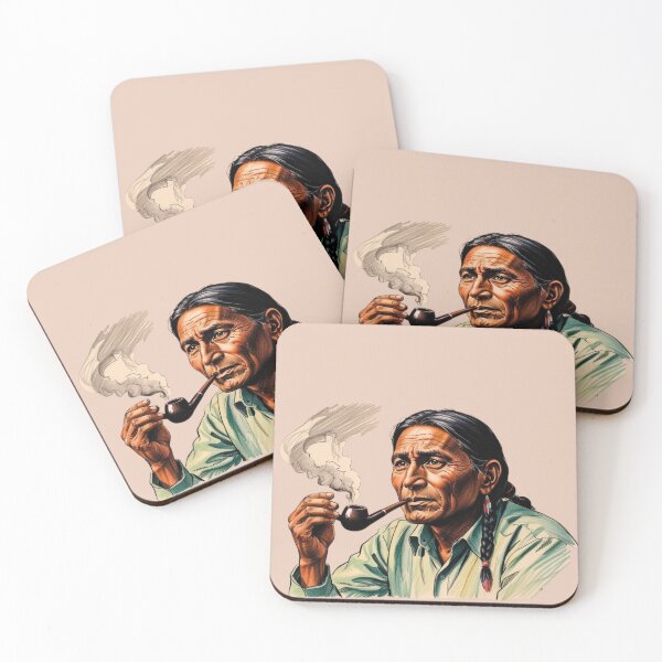 Item preview, Pipe Smoke Therapy Dad Indian designed and sold by Design_Your_Day.