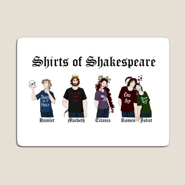 Shirts of Shakespeare Magnet