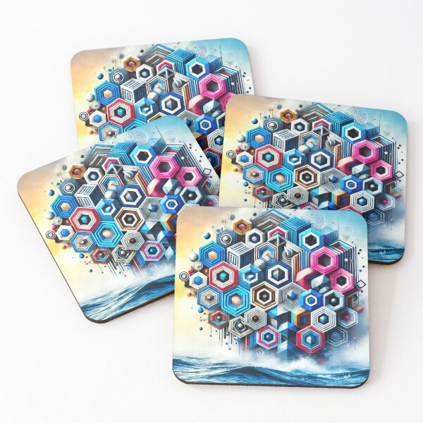 Item preview, colorful geometric decorative desighn designed and sold by Dogandesighn.