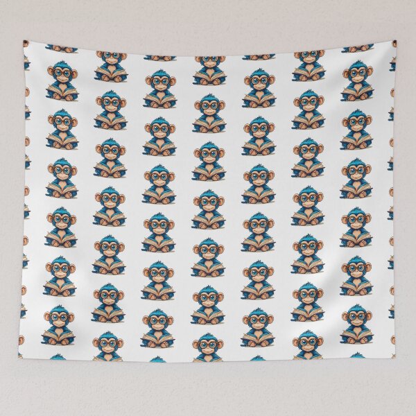 Item preview, Cute monkey in college designed and sold by Grypis.