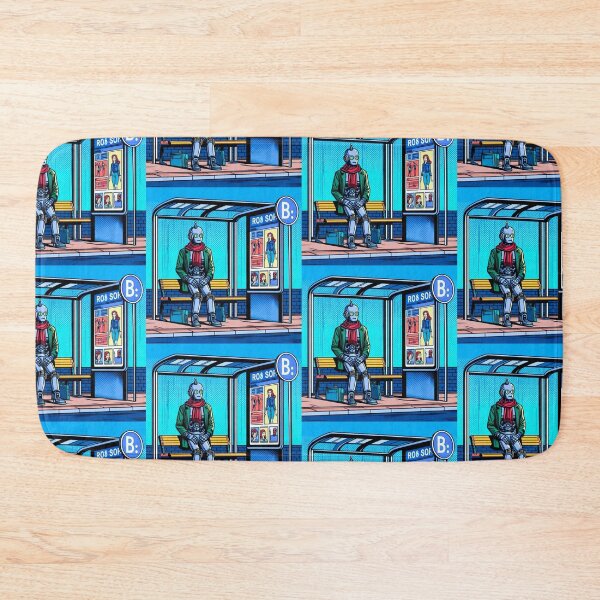 Item preview, Robot waiting at the bus stop designed and sold by Dogandesighn.