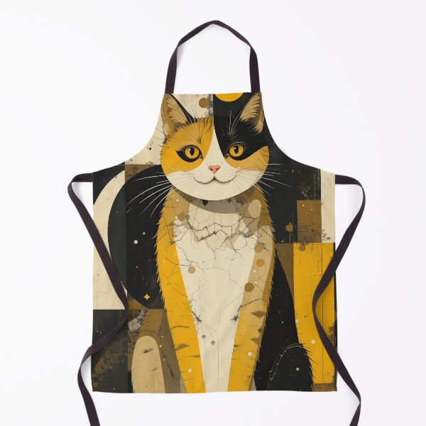 Item preview, Vintage Happy Cat Abstract Whimsical Zentangle Art designed and sold by Witty Shirts.
