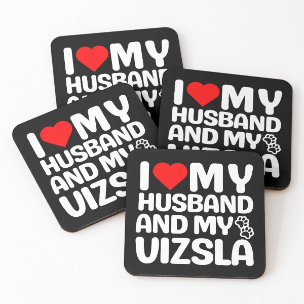 Item preview, I Love My Husband And My Vizsla designed and sold by TheAnimalZ00.