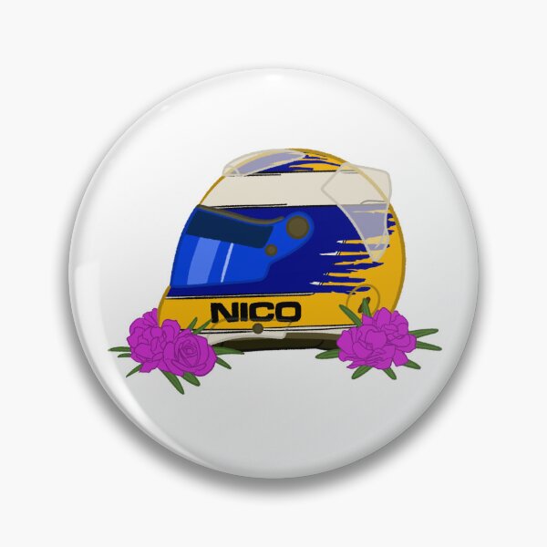 Item preview, Nico Rosberg 2005 Helmet With Flowers designed and sold by OriDraws.