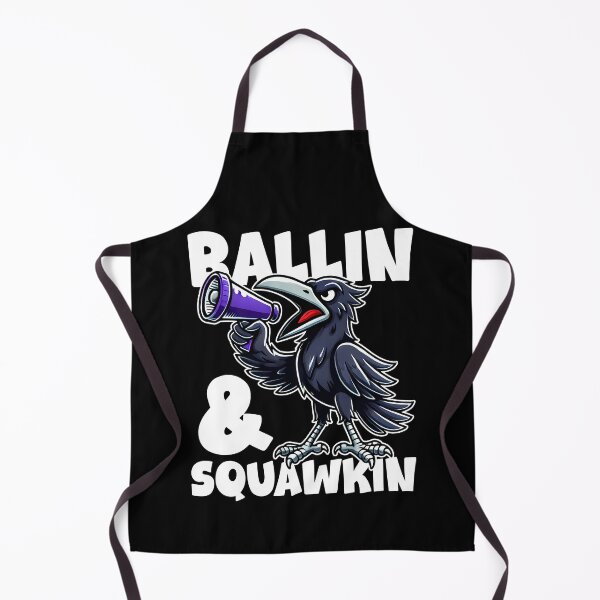 Item preview, SQUAWKIN AND BALLIN - FOOTBALL RAVENS GIFT designed and sold by KEF Custom.