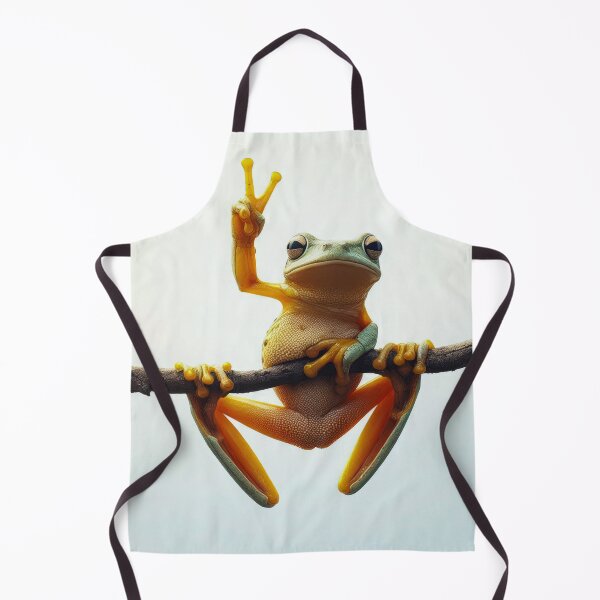 Item preview, Tree frog giving a peace sign designed and sold by dbandaraj.