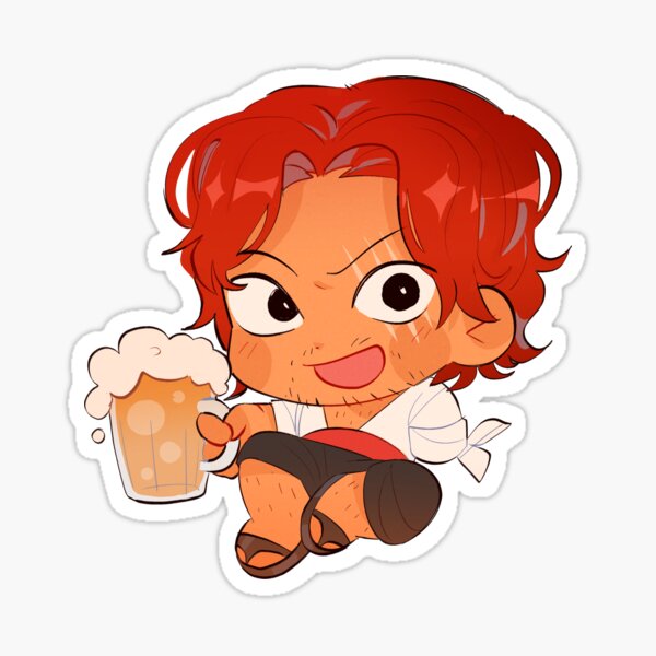 red hair <3 Sticker