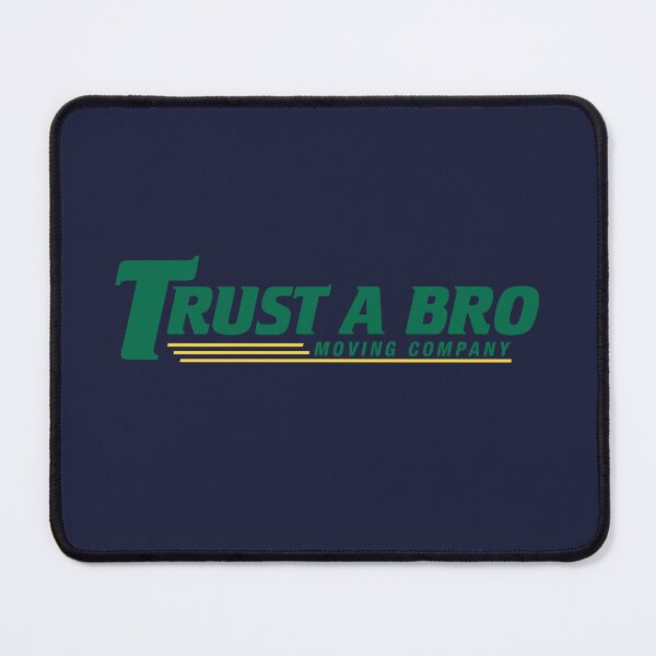 Item preview, "Trust A Bro Moving Company – Funny Moving Crew Logo | Parody Business, Relocation Humor & Company Design" designed and sold by artworkathome.