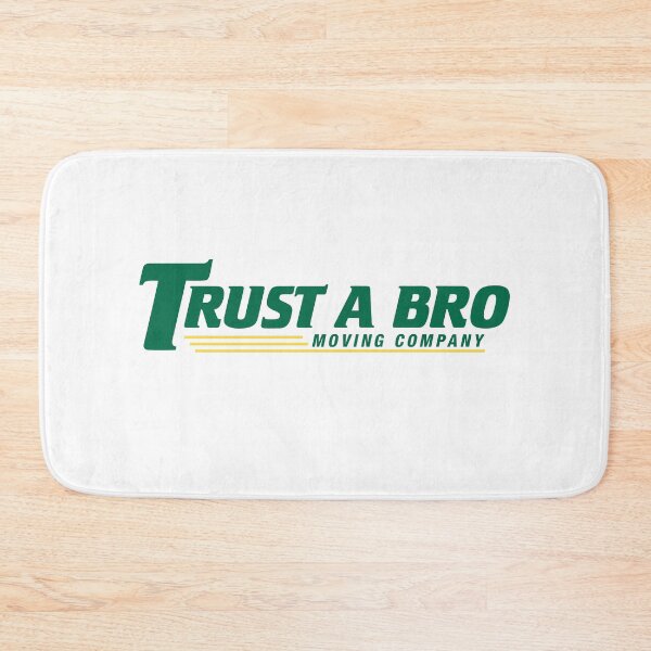 Item preview, "Trust A Bro Moving Company – Funny Moving Crew Logo | Parody Business, Relocation Humor & Company Design" designed and sold by artworkathome.