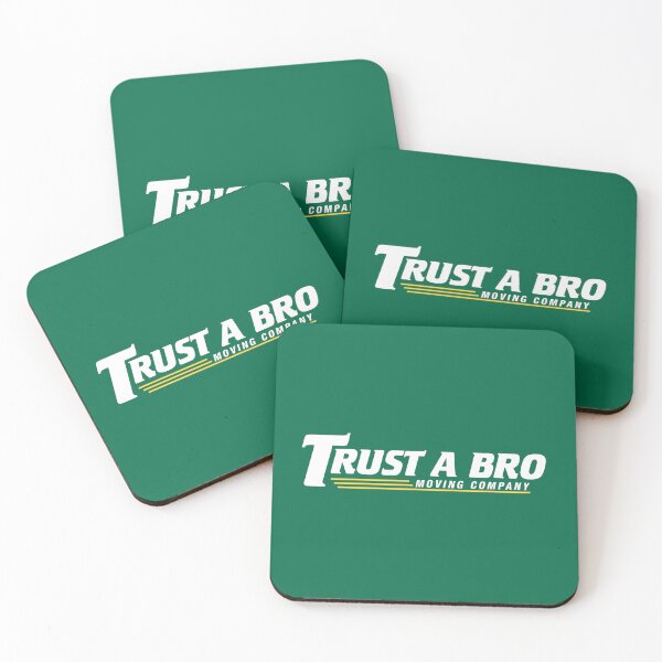 Item preview, "Trust A Bro Moving Company – Funny Moving Crew Logo | Parody Business, Relocation Humor & Company Design" designed and sold by artworkathome.