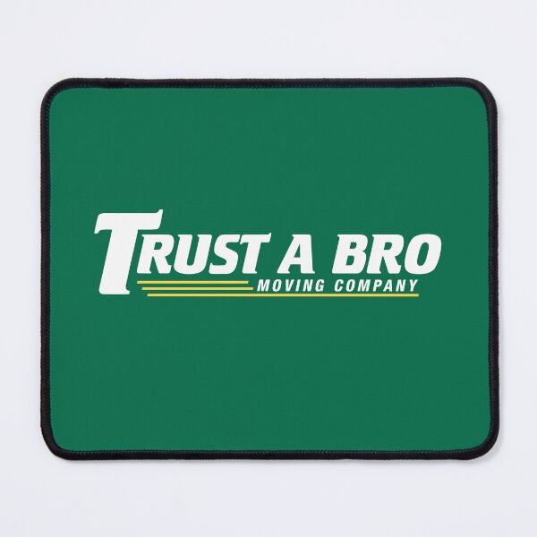 Item preview, "Trust A Bro Moving Company – Funny Moving Crew Logo | Parody Business, Relocation Humor & Company Design" designed and sold by artworkathome.