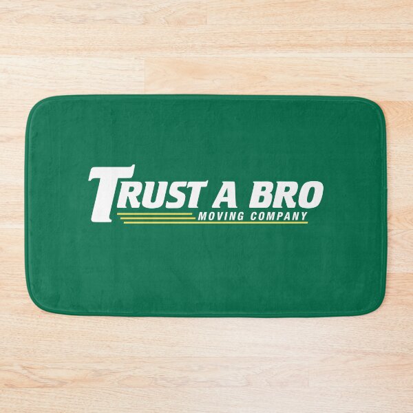 Item preview, "Trust A Bro Moving Company – Funny Moving Crew Logo | Parody Business, Relocation Humor & Company Design" designed and sold by artworkathome.