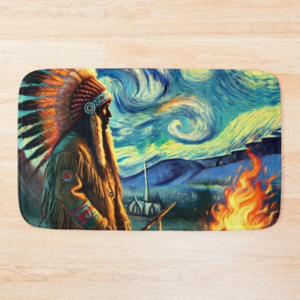 Item preview, Mystical Night Under Swirling Skies designed and sold by inkNext.