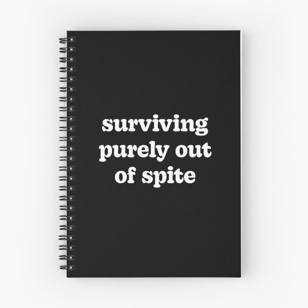 Item preview, Surviving Purely Out of Spite designed and sold by skullcap-prints.