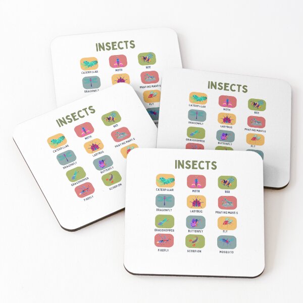 Item preview, Insects Educational Poster for Kids – Fun & Colorful Bug Learning Chart designed and sold by Classkaar.