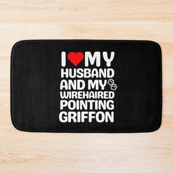 Item preview, I Love My Husband And My Wirehaired Pointing Griffon designed and sold by TheAnimalZ00.