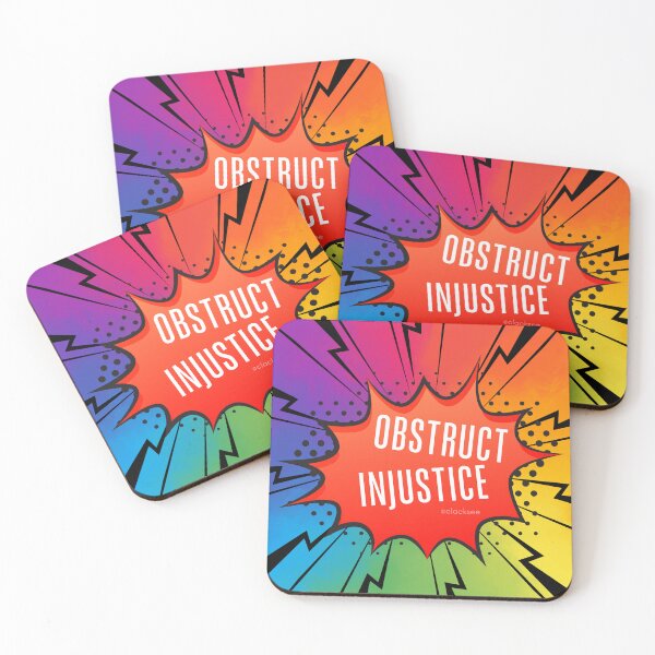 Item preview, Obstruct injustice designed and sold by White-Hart-Fiction.