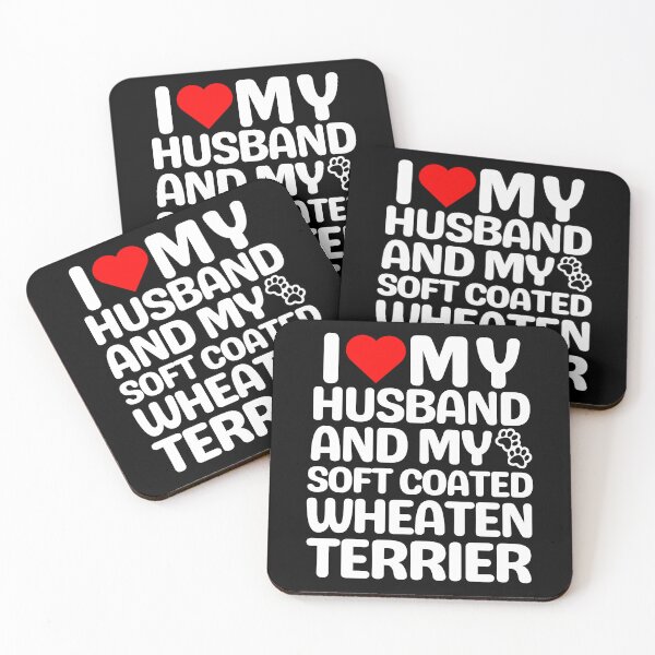 Item preview, I Love My Husband And My Soft Coated Wheaten Terrier designed and sold by TheAnimalZ00.