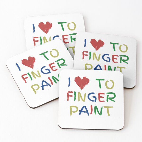 Item preview, I Heart Love To Finger Paint  90s designed and sold by Galactic-Sketch.