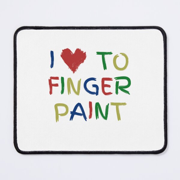Item preview, I Heart Love To Finger Paint 90s designed and sold by Galactic-Sketch.